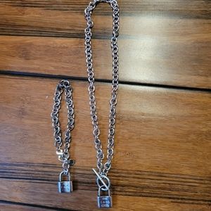 Retired Tiffany and co. Padlock set